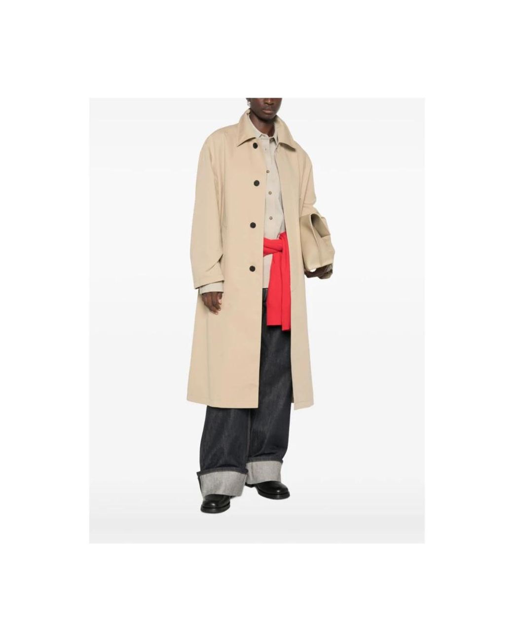 DUNST Natural Single-Breasted Coats for men