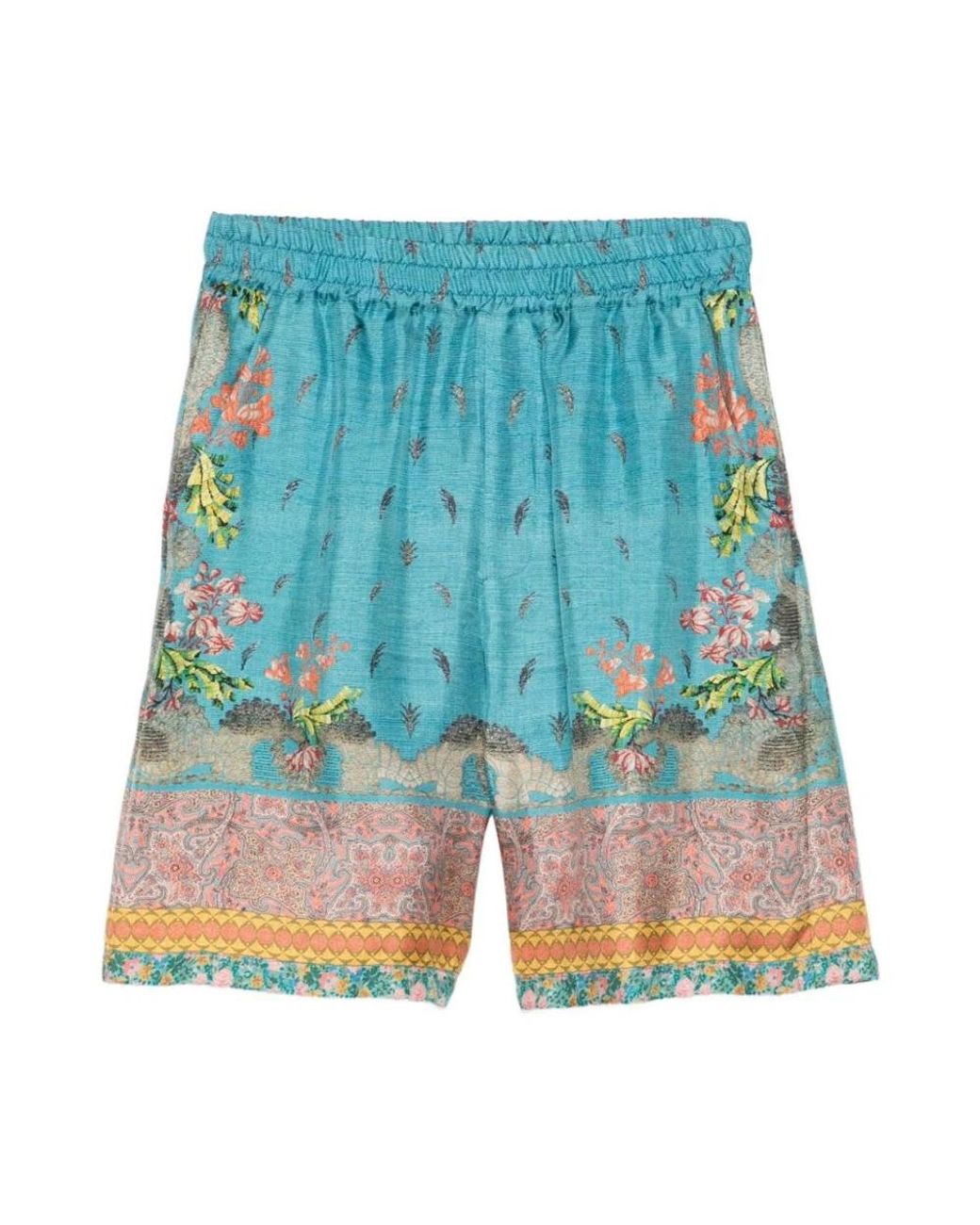 Pierre Louis Mascia Blue Casual Shorts