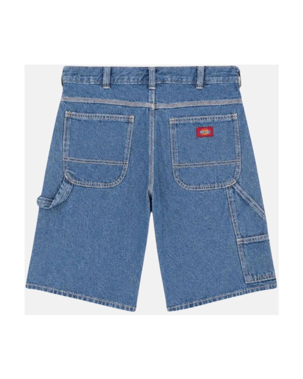Dickies Blue Denim Shorts for men
