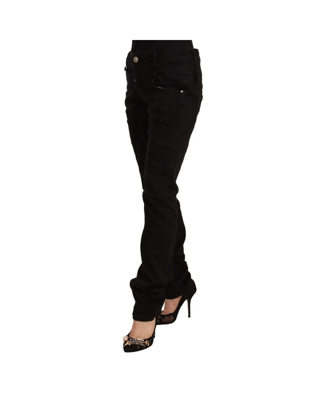 Acht Black Slim-Fit Jeans