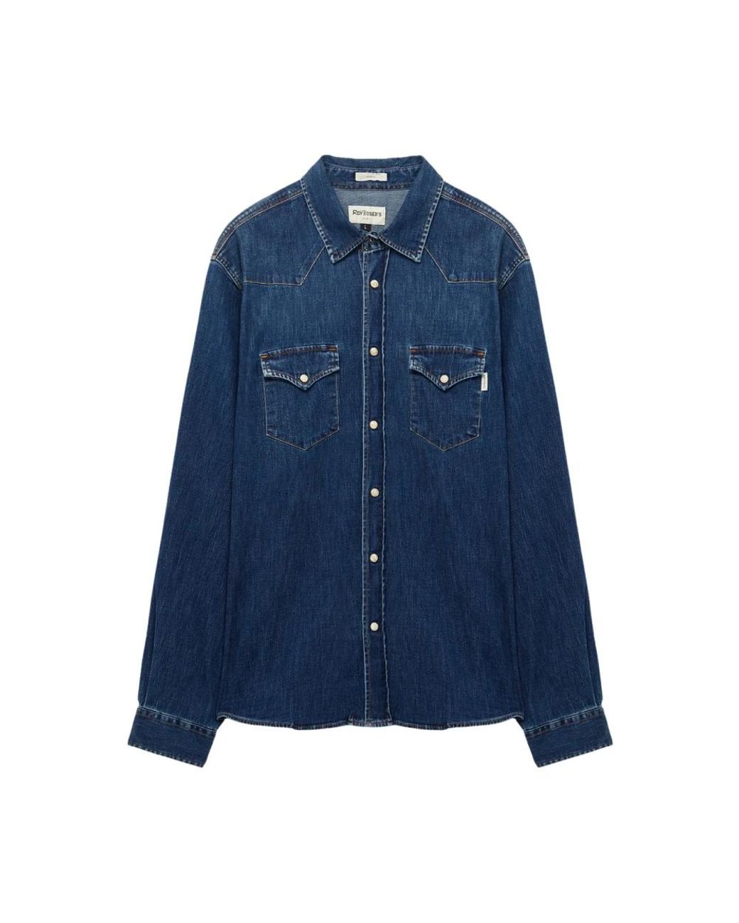 Roy Rogers Blue Denim Shirts for men