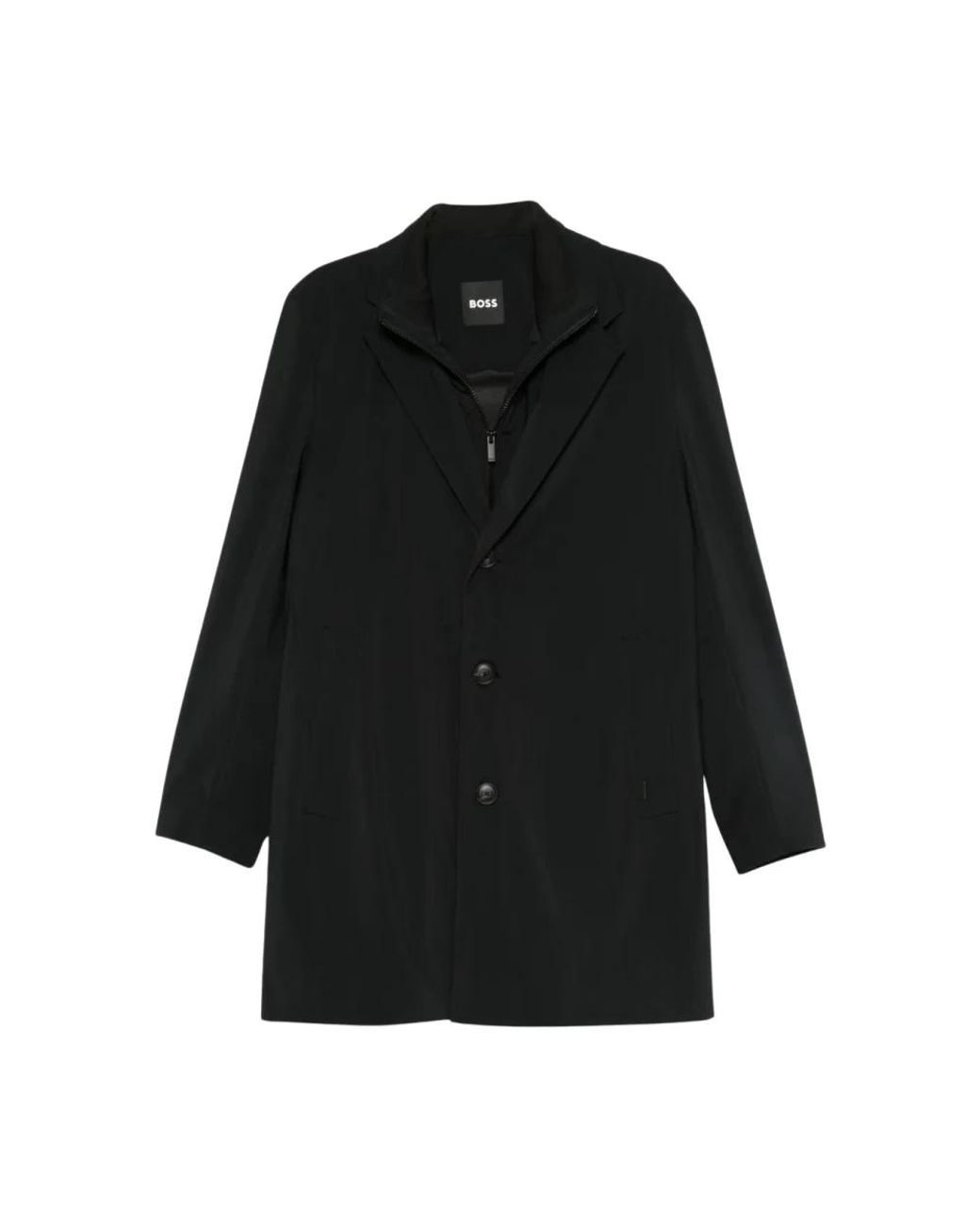 Boss Black Single-Breasted Coats for men