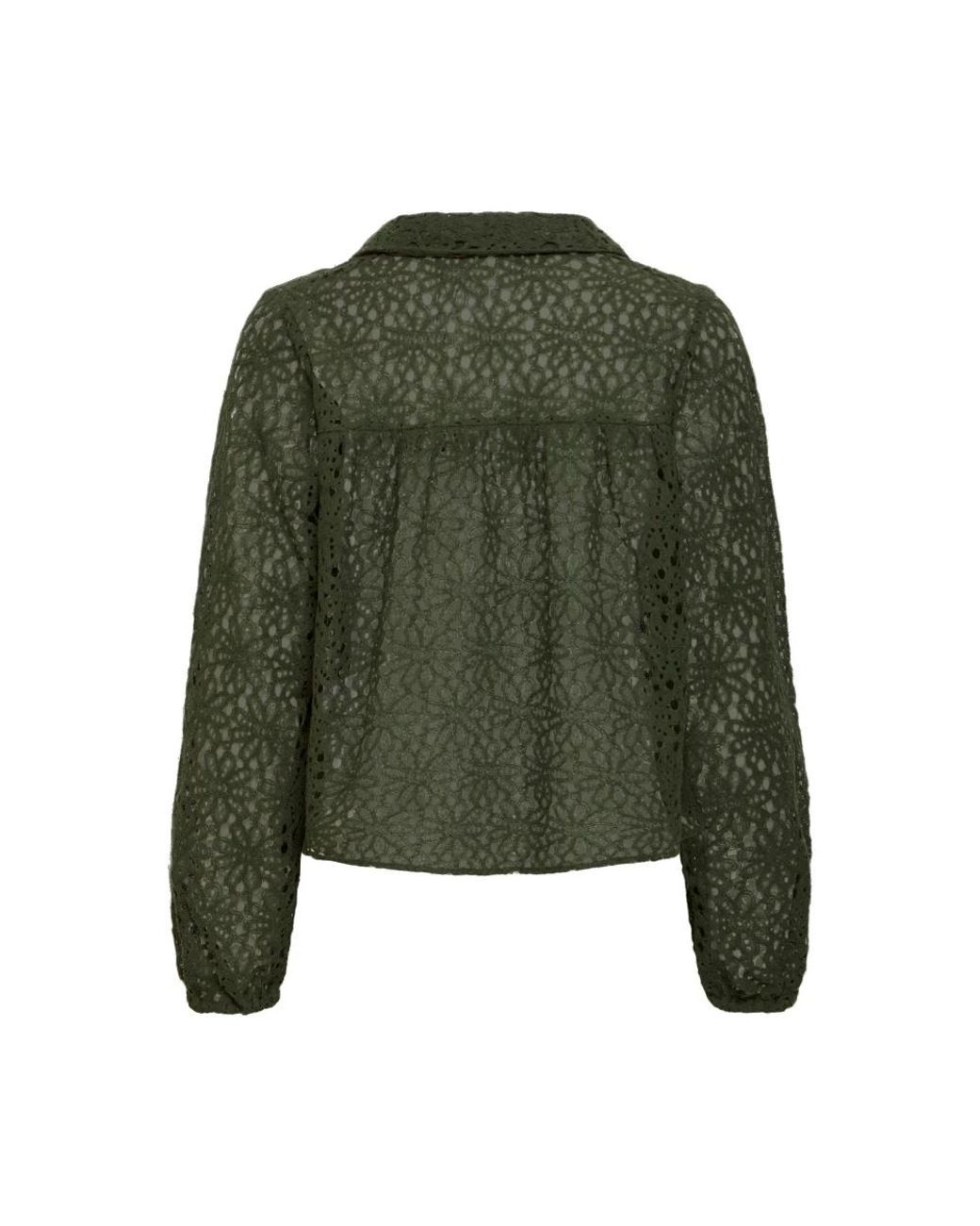 Blouses di Ichi in Green