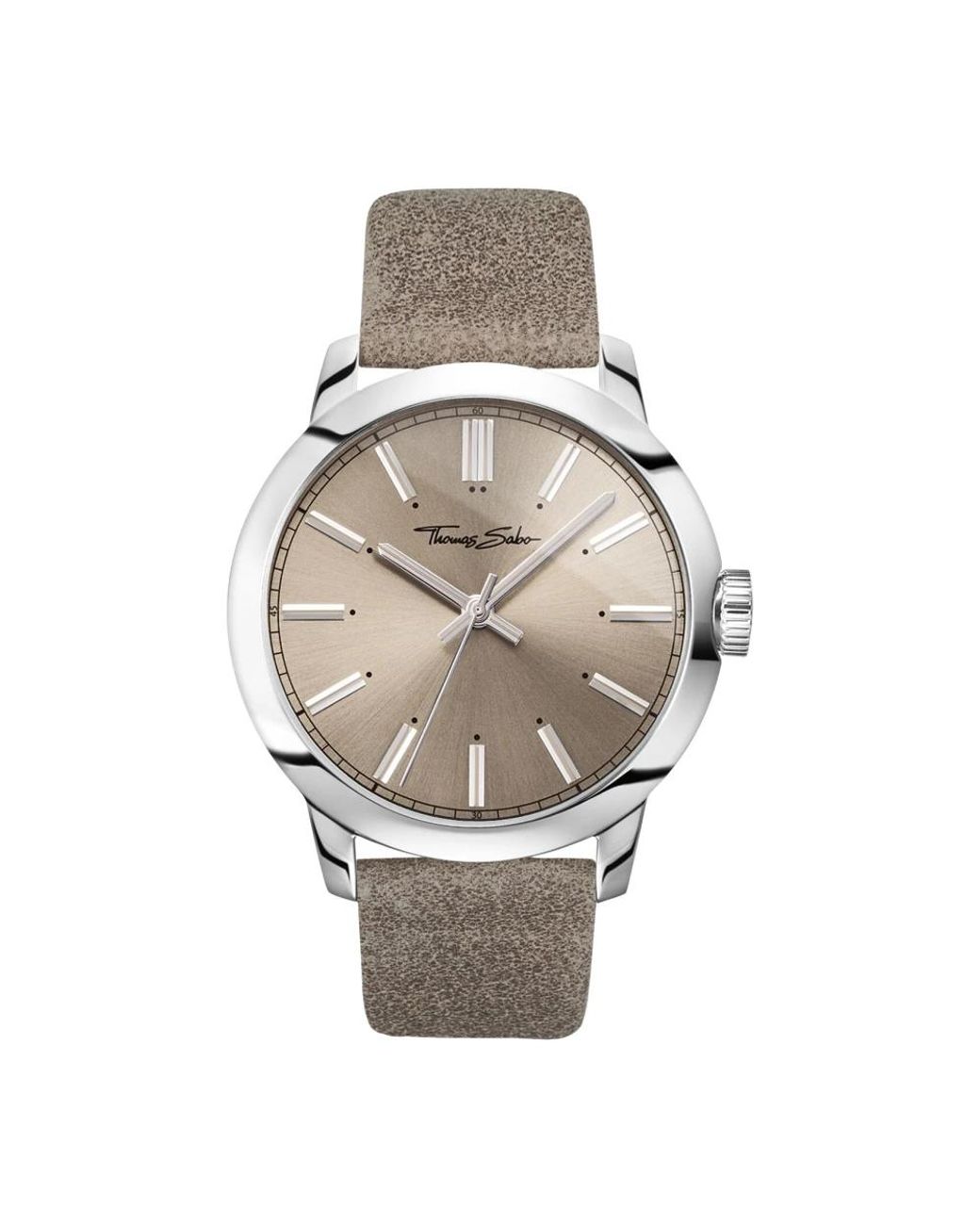 Thomas Sabo Accessoires ,Grijs ,Herenhorloge Rebel in het Metallic voor heren
