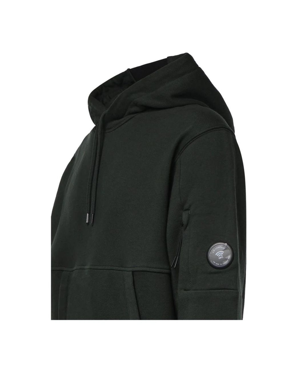 C P Company Black Hoodies for men