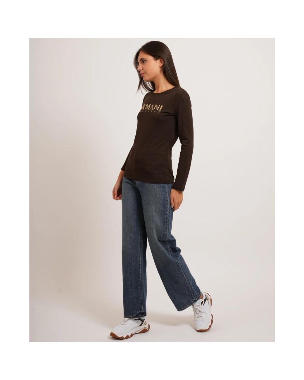 ARMANI EXCHANGE Black Long Sleeve T-Shirts