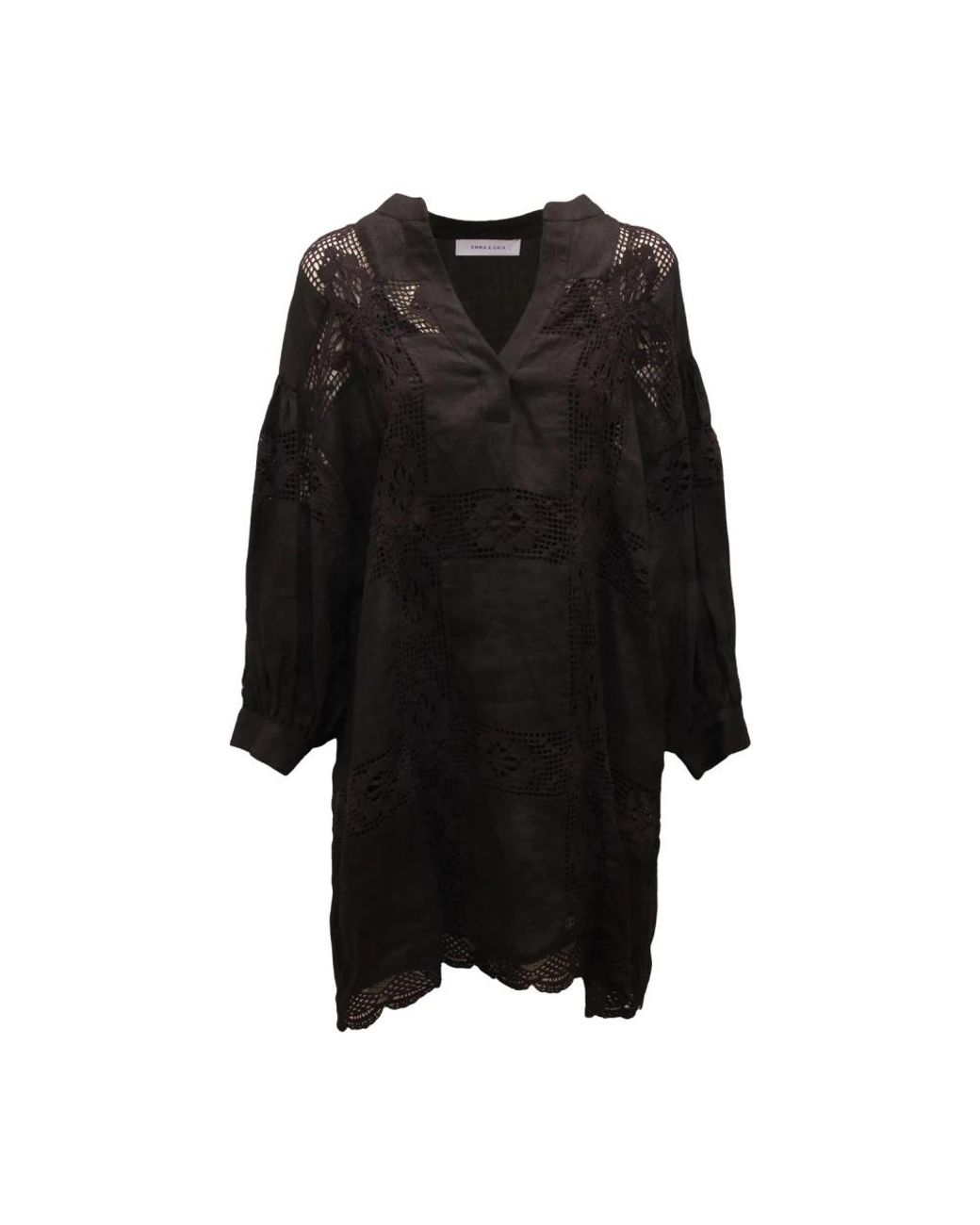EMMA & GAIA Black Short Dresses