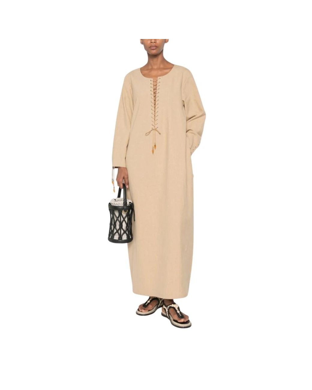 Tory Burch Natural Maxi Dresses