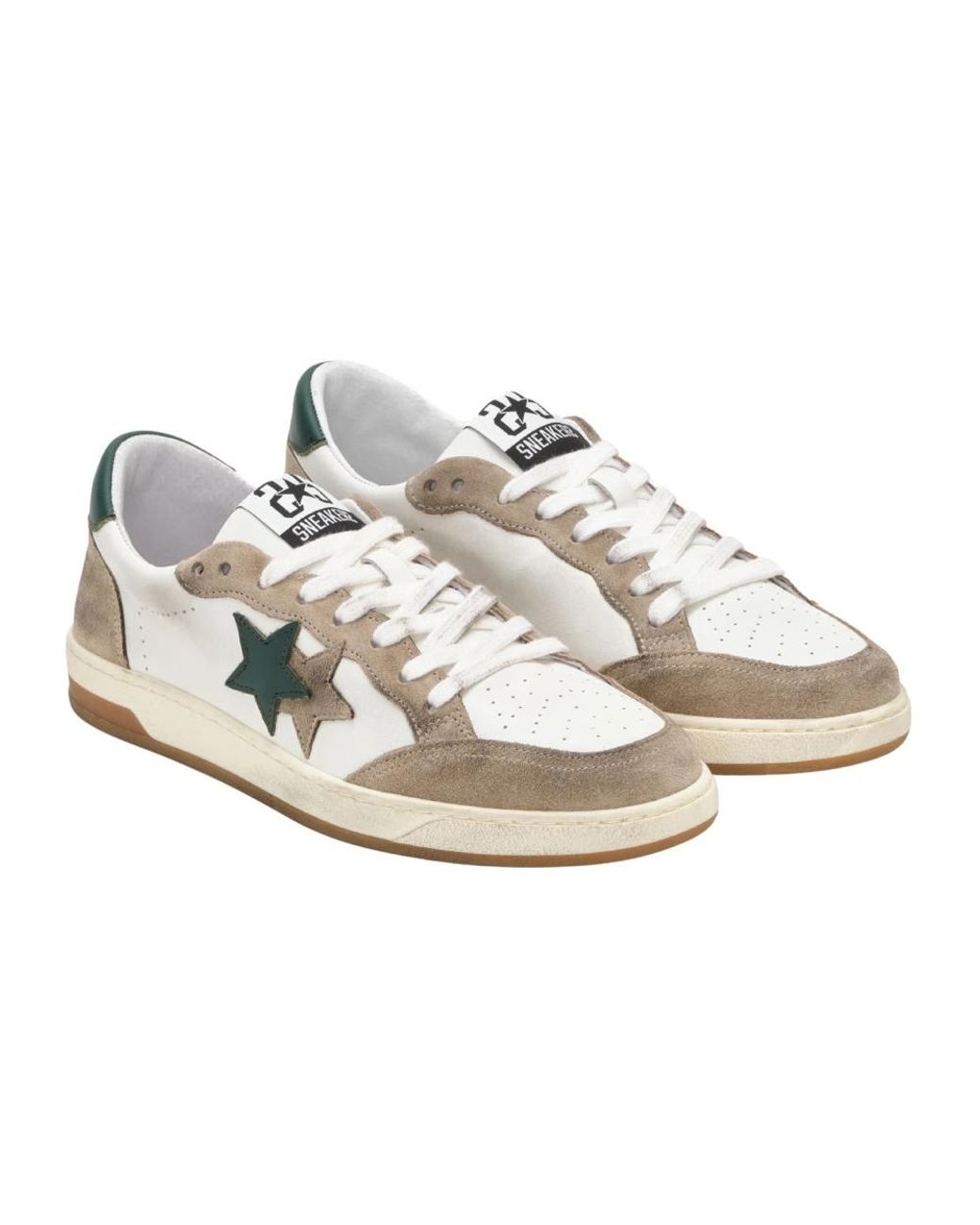 2 Star White Sneakers for men