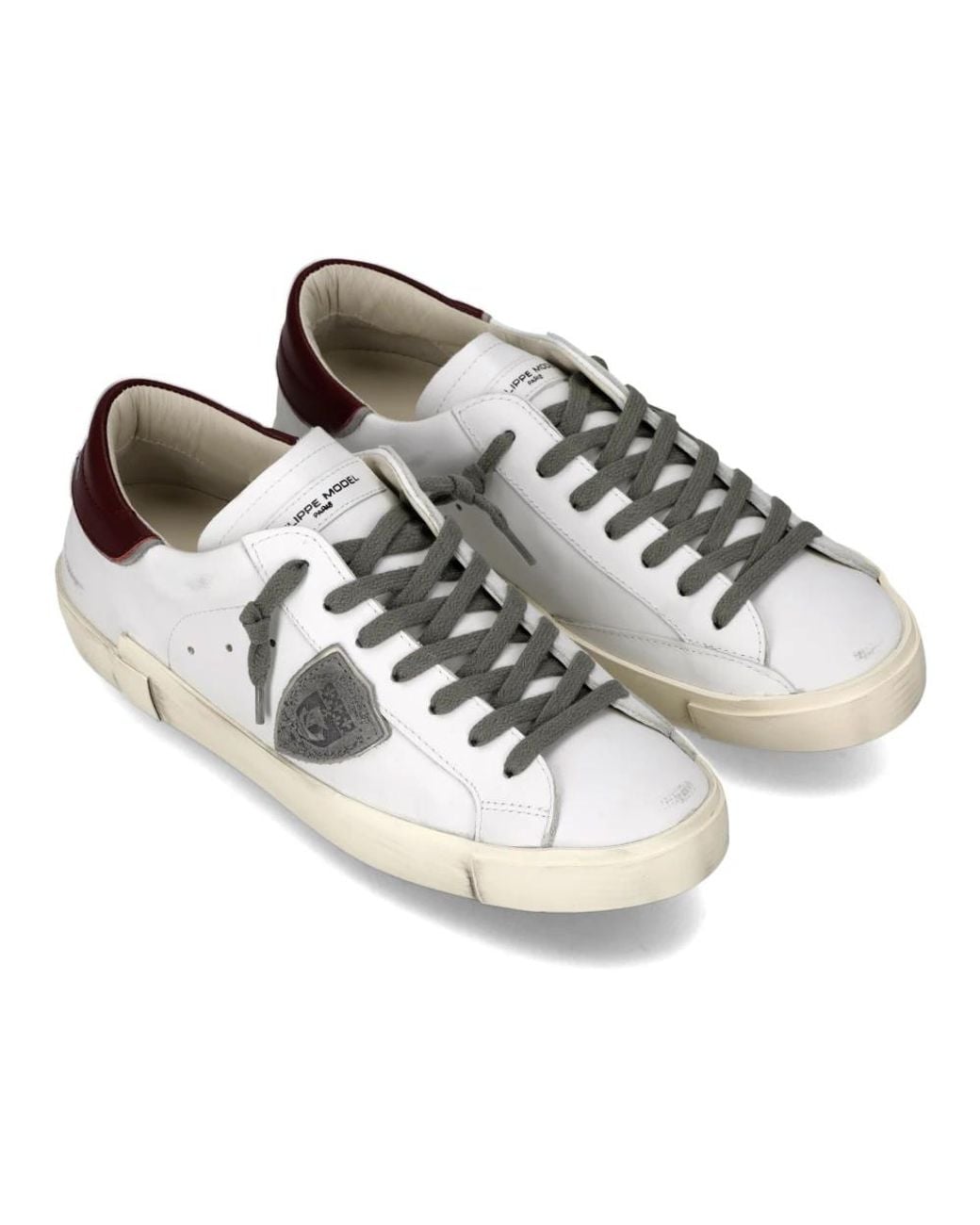Philippe Model White Sneakers for men