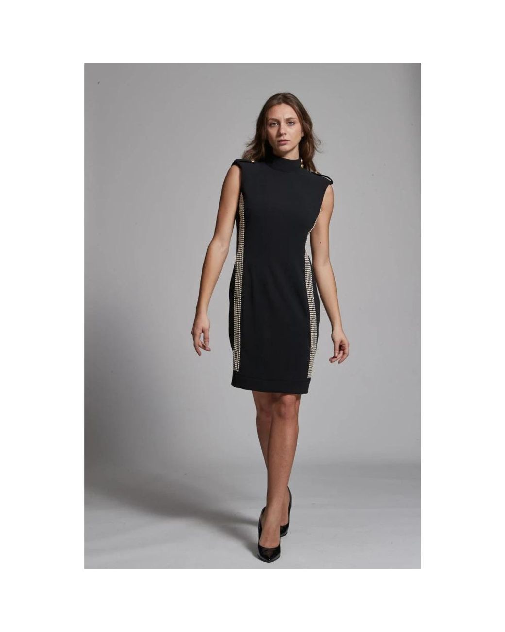 Pinko Black Short Dresses