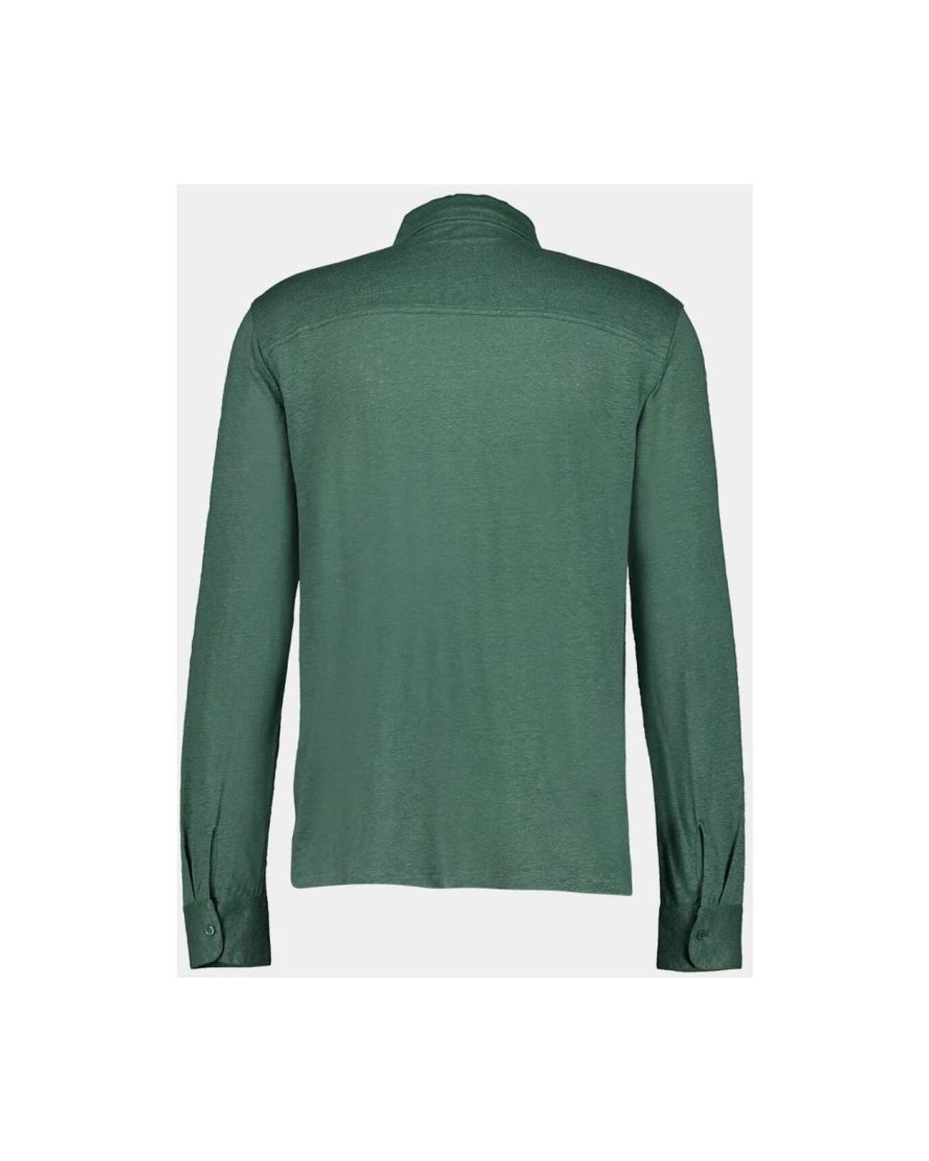 Majestic Filatures Green Casual Shirts for men