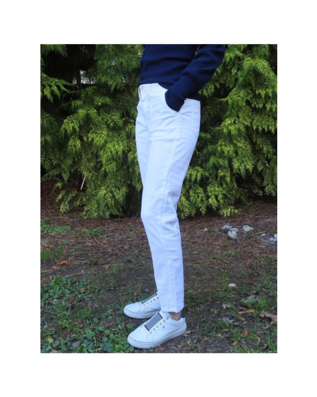 Islow Blue Slim-Fit Trousers