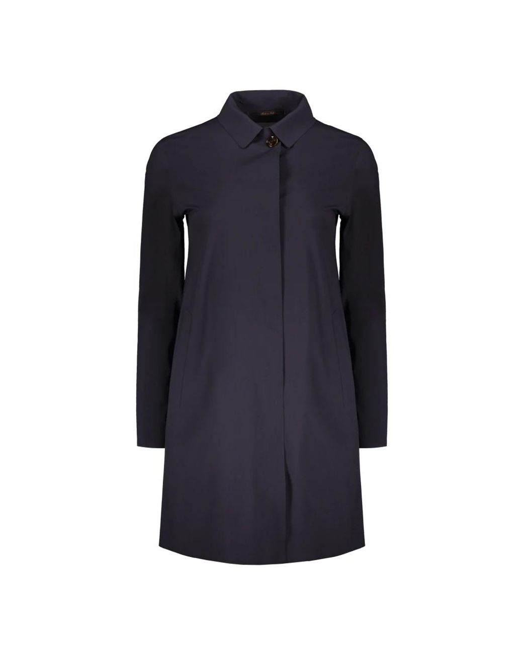 Single-Breasted Coats Moorer de color Blue