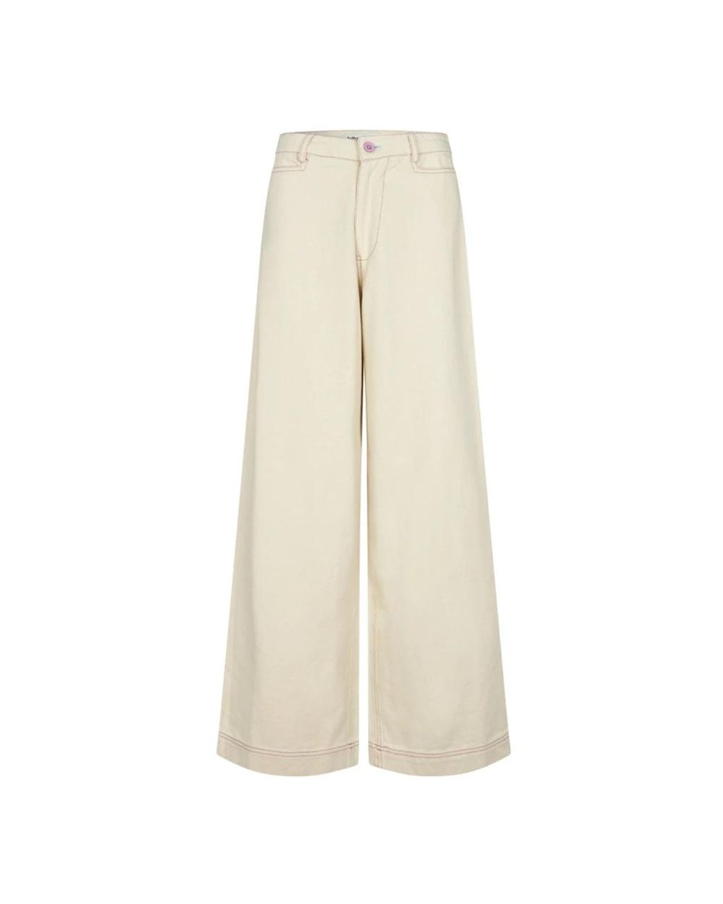 Lolly's Laundry Natural Wide Trousers