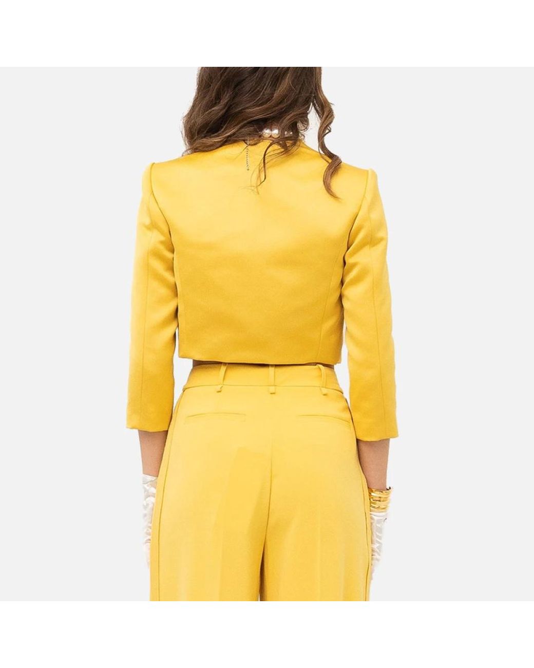 Elisabetta Franchi Yellow Light Jackets