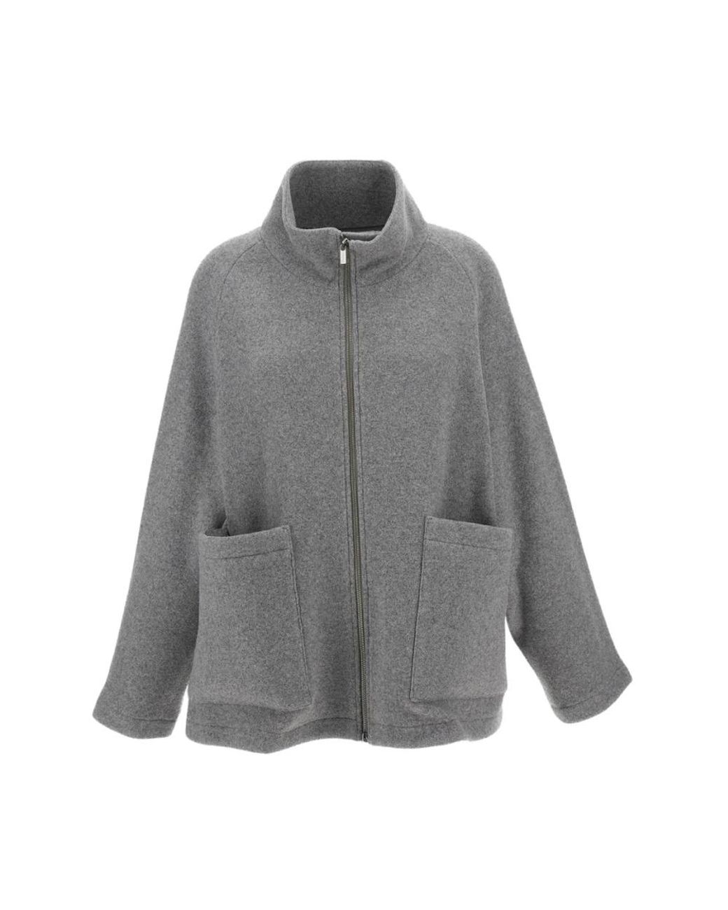 Barena Gray Zip-Throughs
