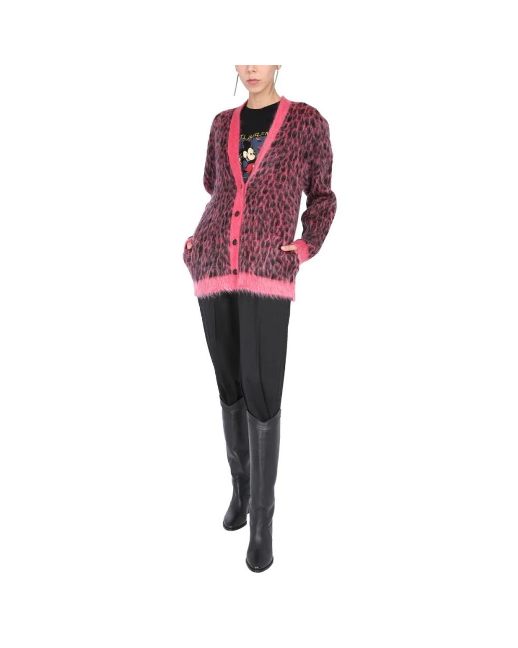 Saint Laurent Red Cardigans
