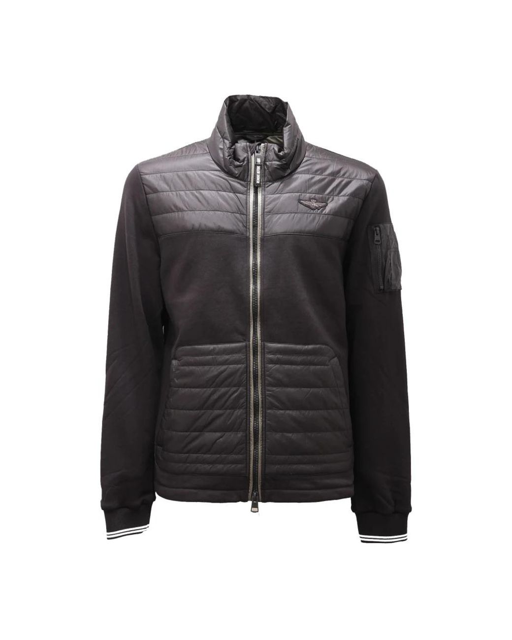Aeronautica Militare Black Winter Jackets for men