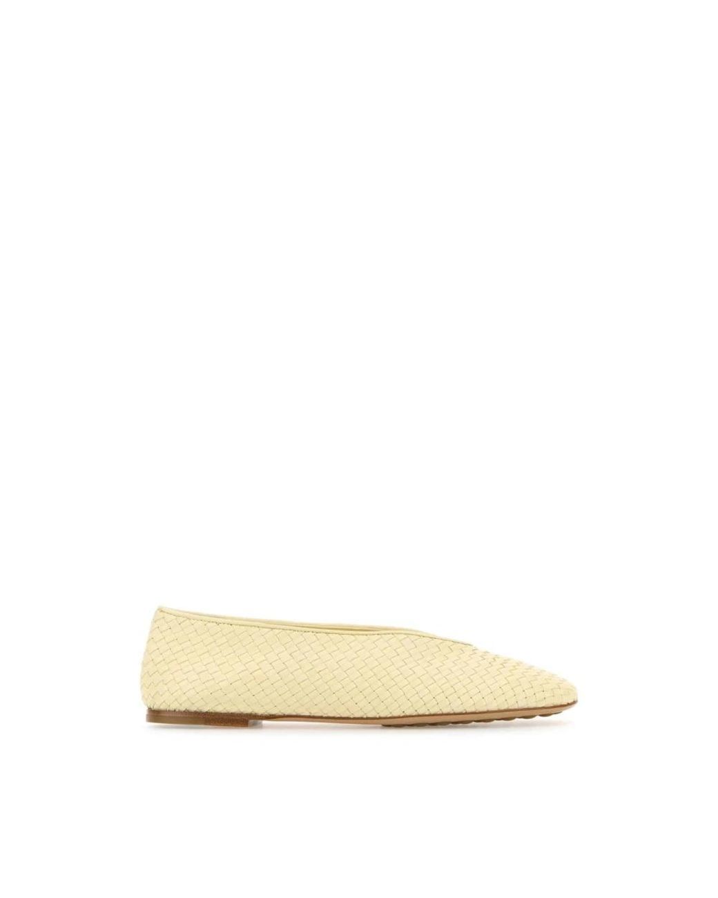 Bottega Veneta Natural Ballerina Shoes