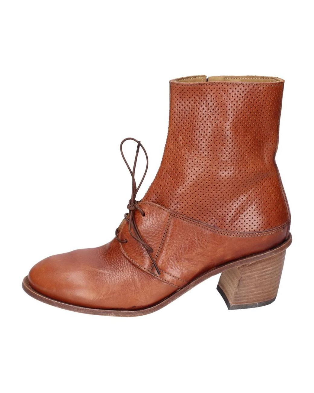 Moma Brown Cowboy & Biker Boots