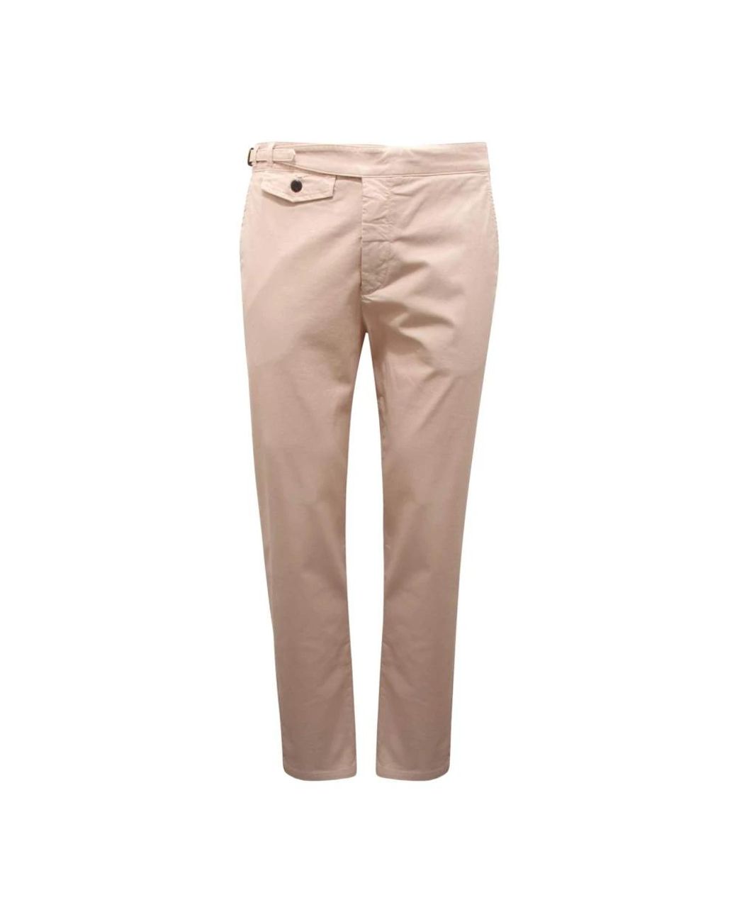 Eleventy Natural Slim-Fit Trousers for men