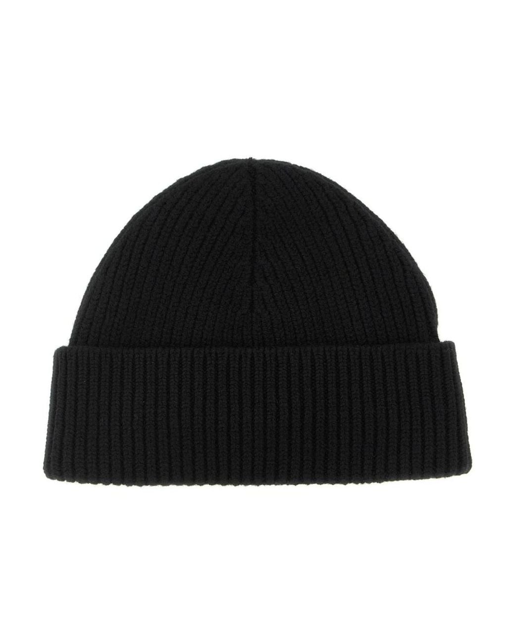 AMI Black A.M.I. Logo Beanie Mütze