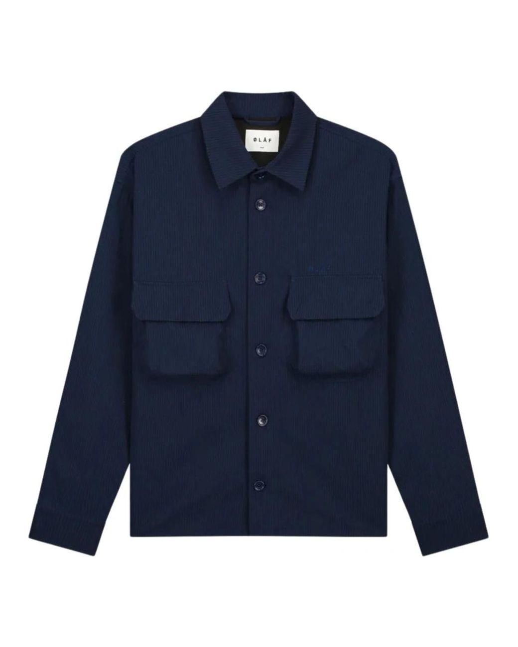 Olaf Hussein Blue Light Jackets for men