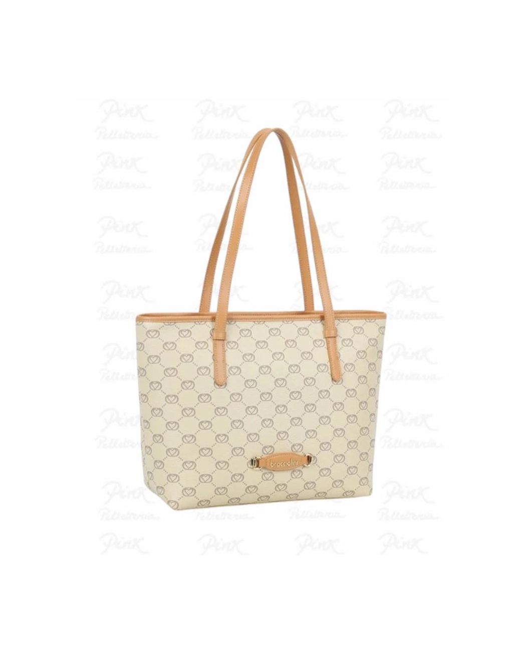 Braccialini Natural Monogram Shopping