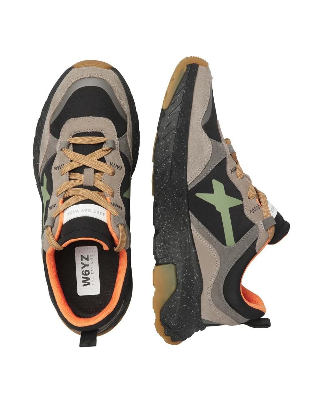 W6yz Black Sneakers for men