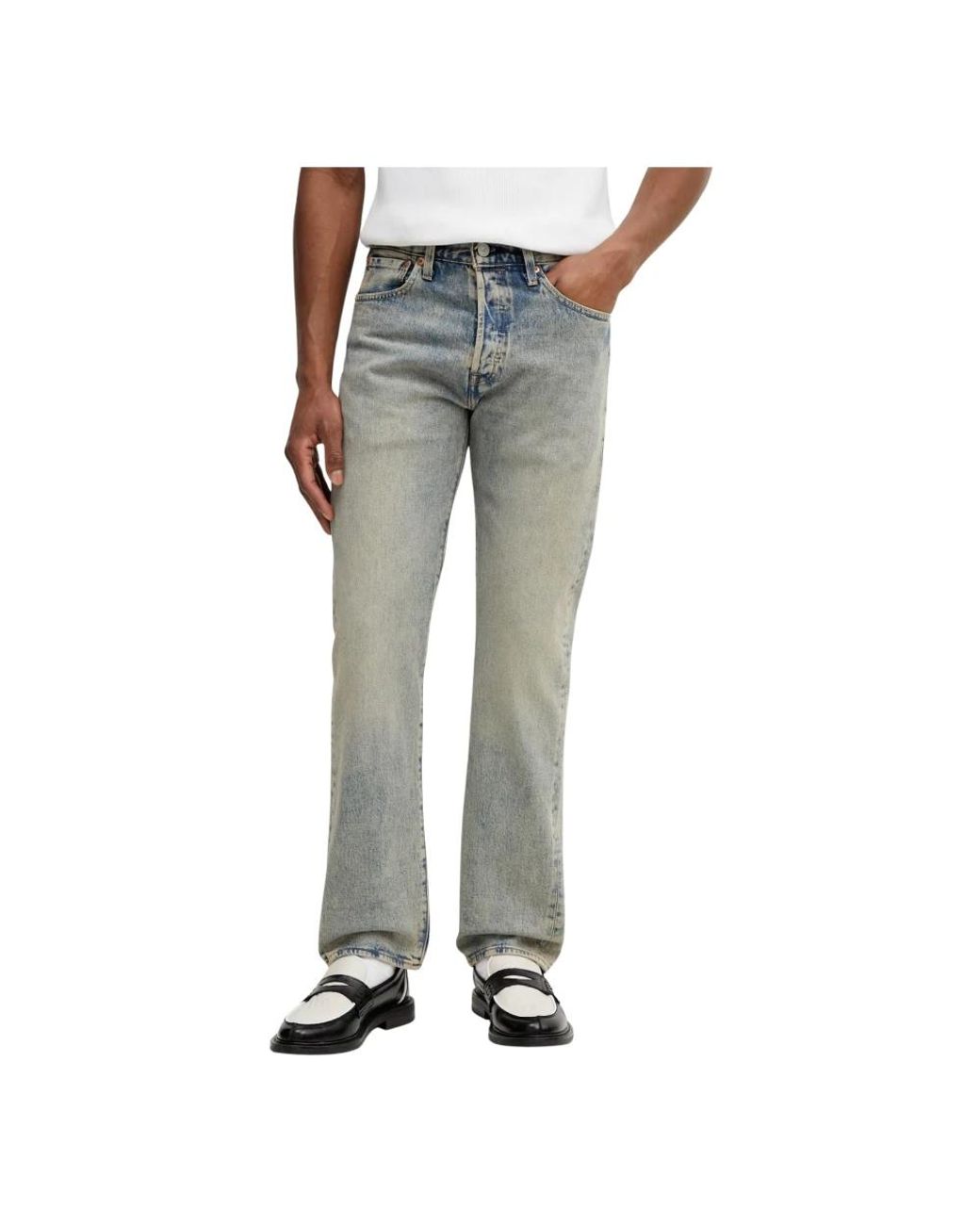 Levi's 501 Original Jeans in het Blue voor heren