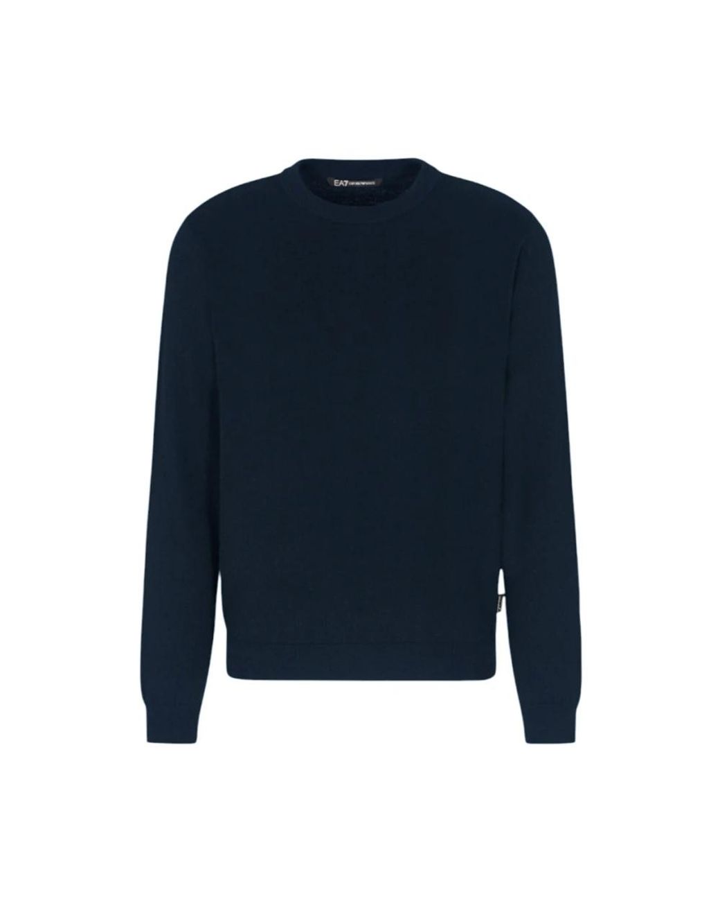 Round-Neck Knitwear EA7 pour homme en coloris Blue