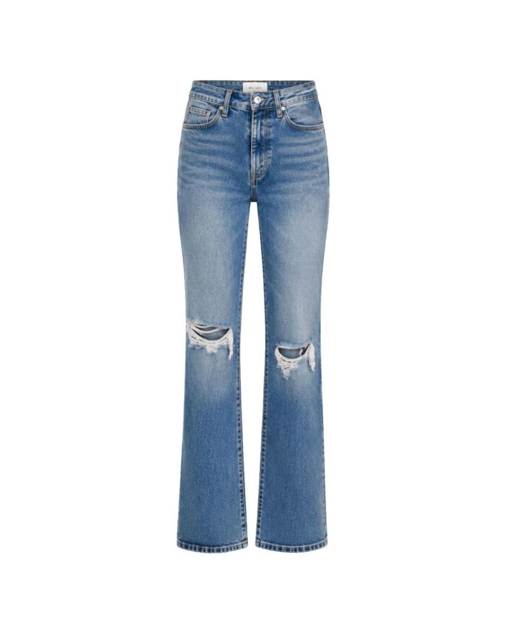 FRAME Blue Straight Fit Jeans