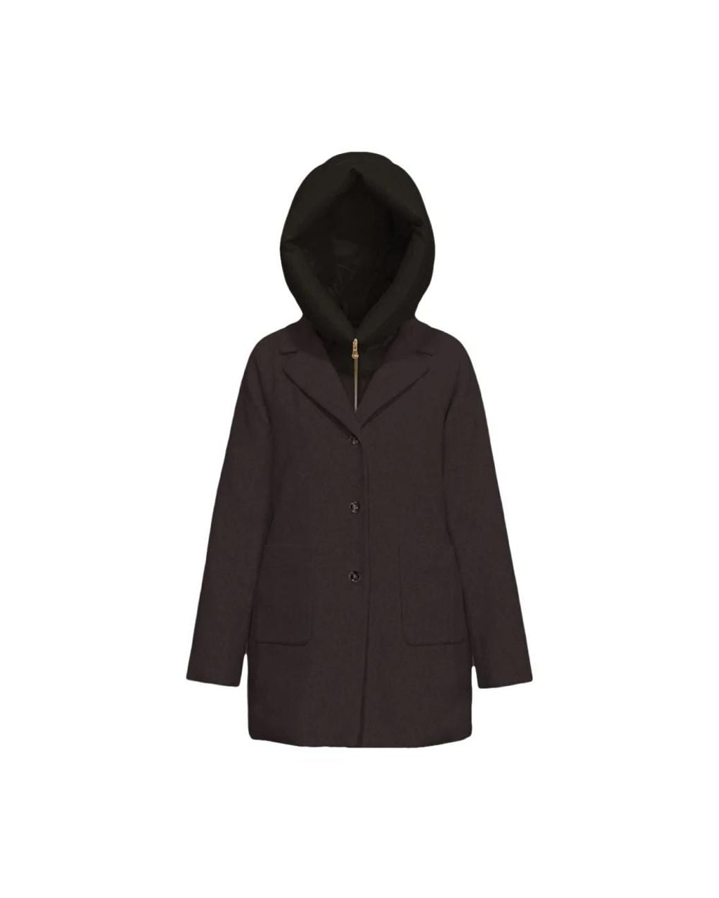 Marella Black Single-Breasted Coats