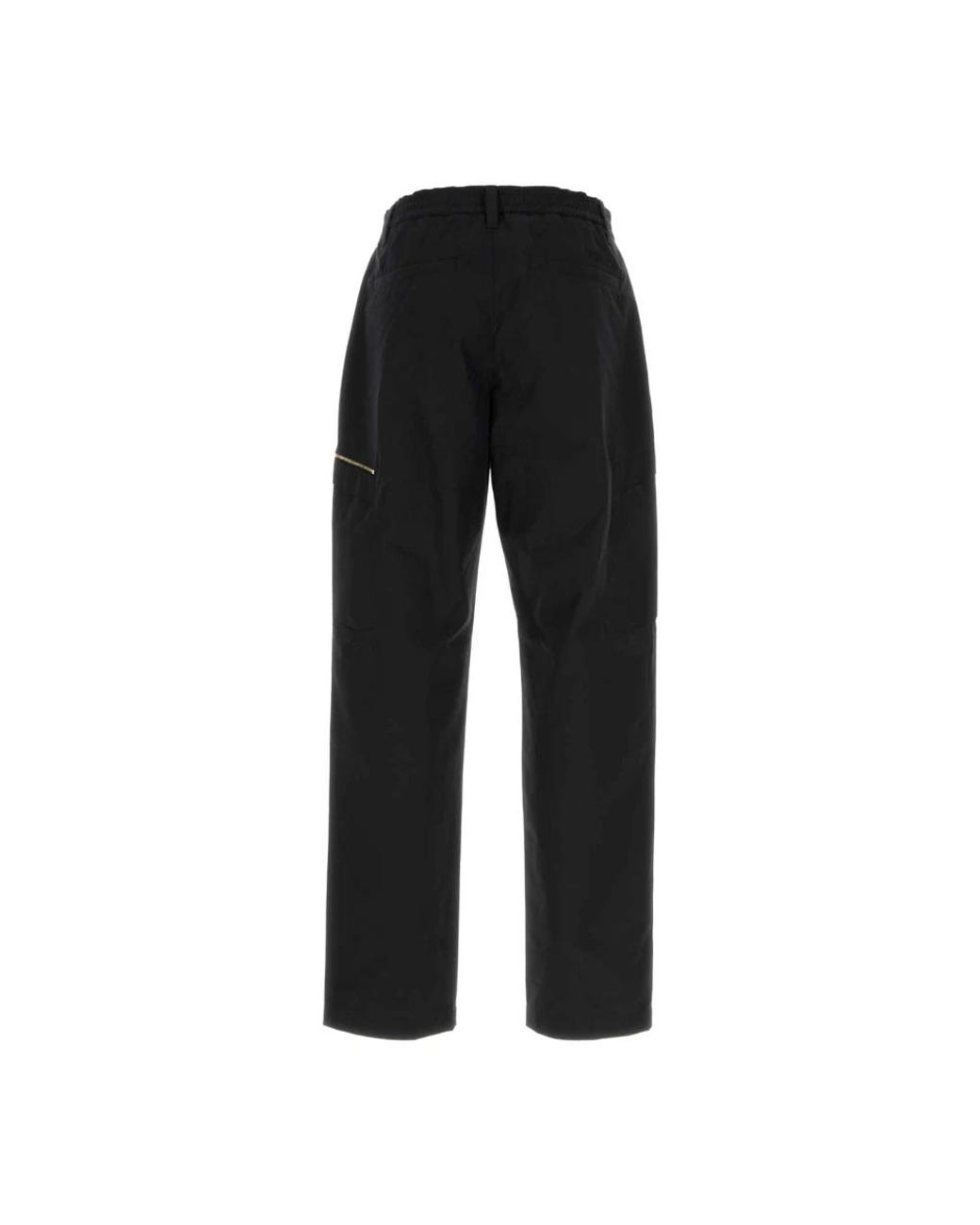 Versace Black Straight Trousers for men