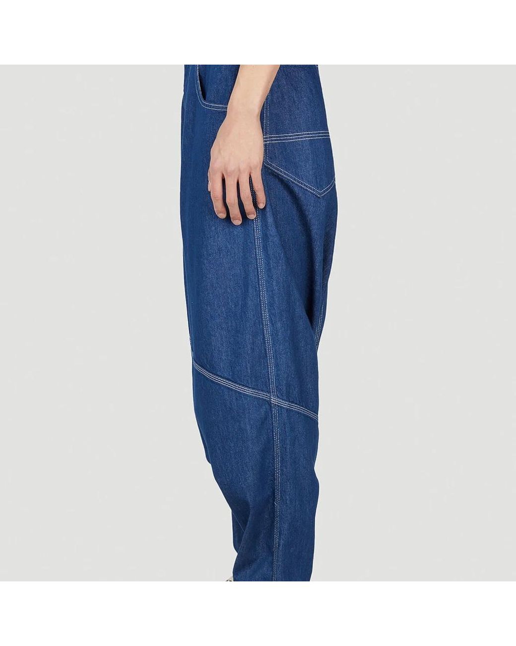 Sulvam Blue Wide Jeans for men