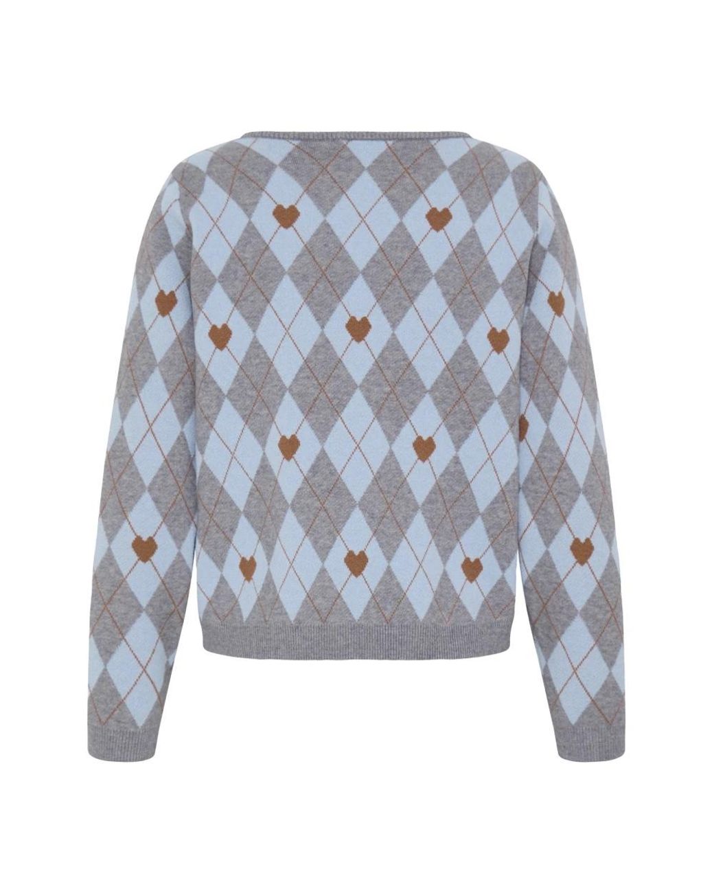 Ichi Blue Brielle Strickpullover