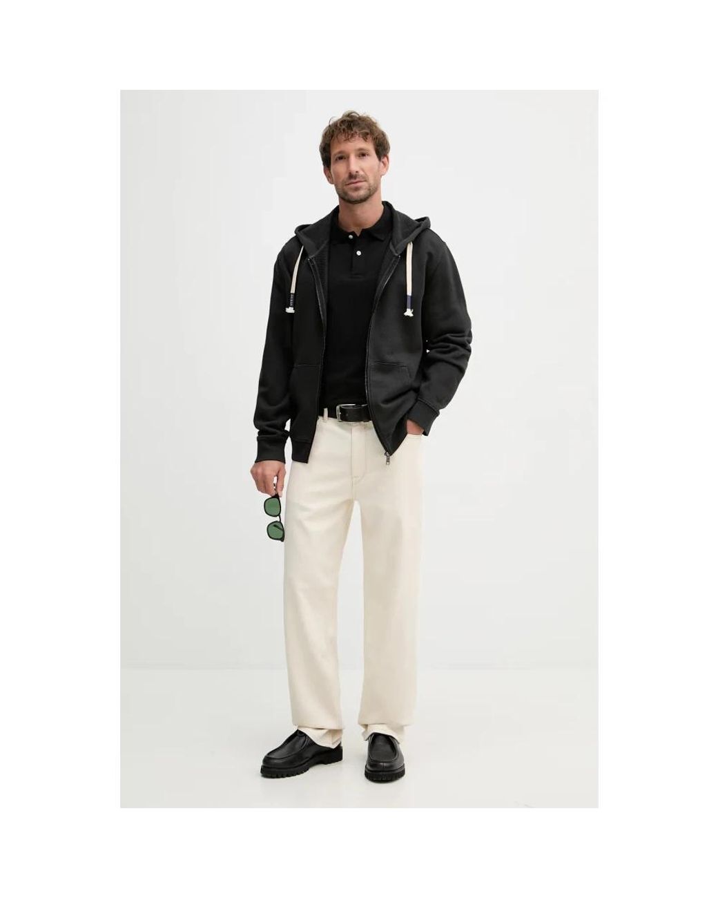 Zip-Throughs di Guess in Black da Uomo