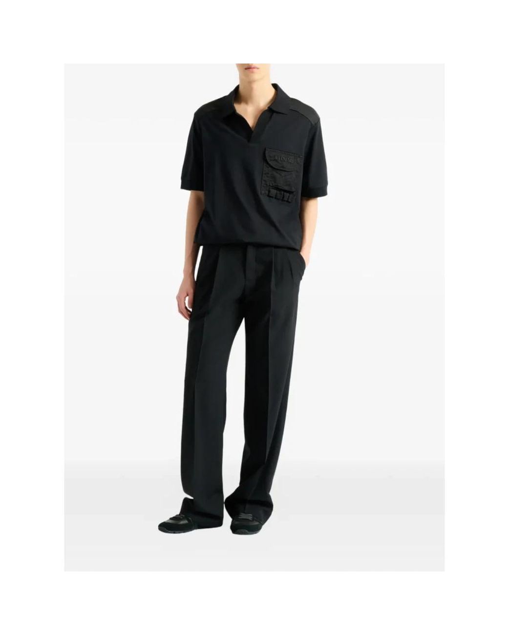 Polo Shirts Balmain de hombre de color Black