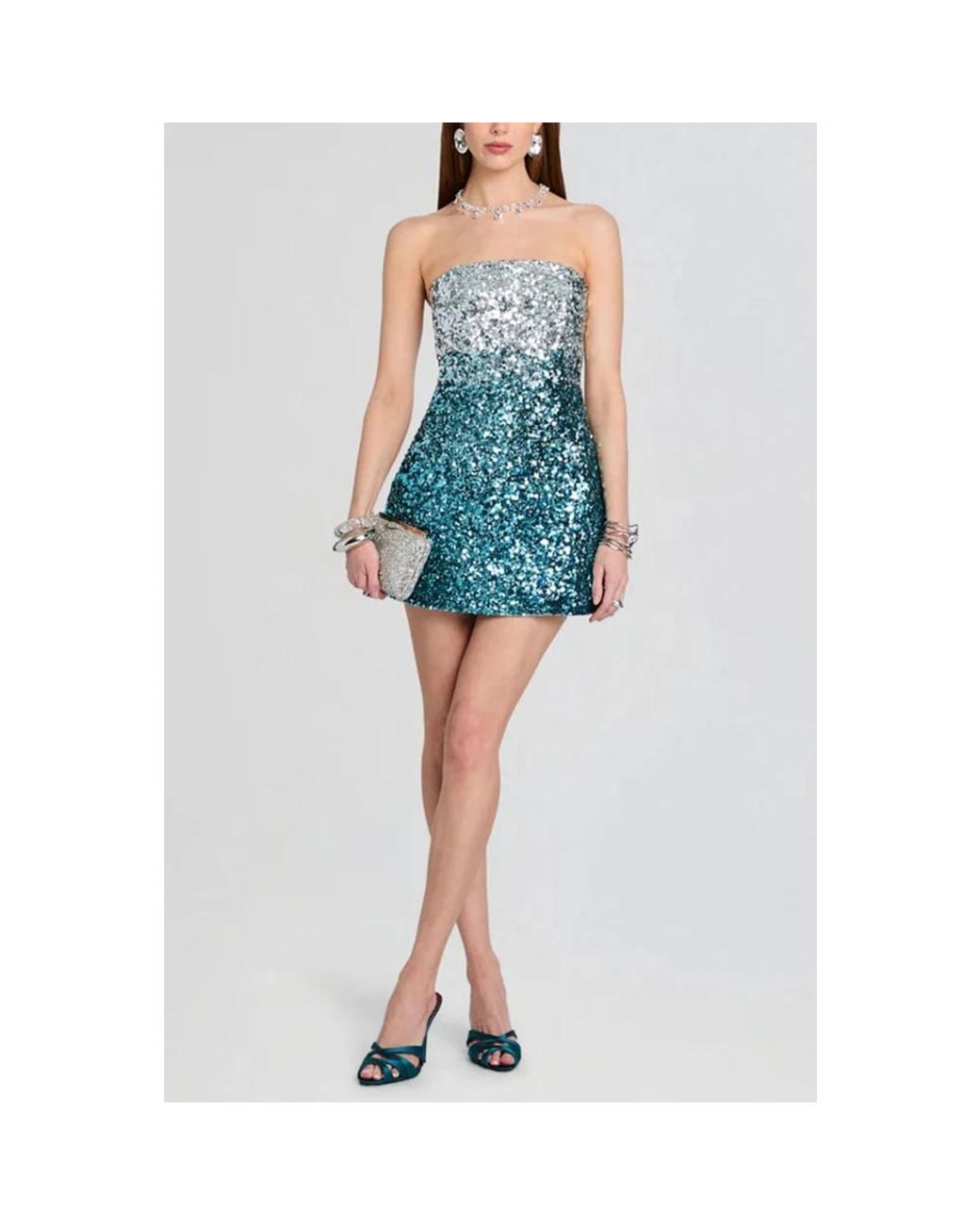 retroféte Blue Party Dresses