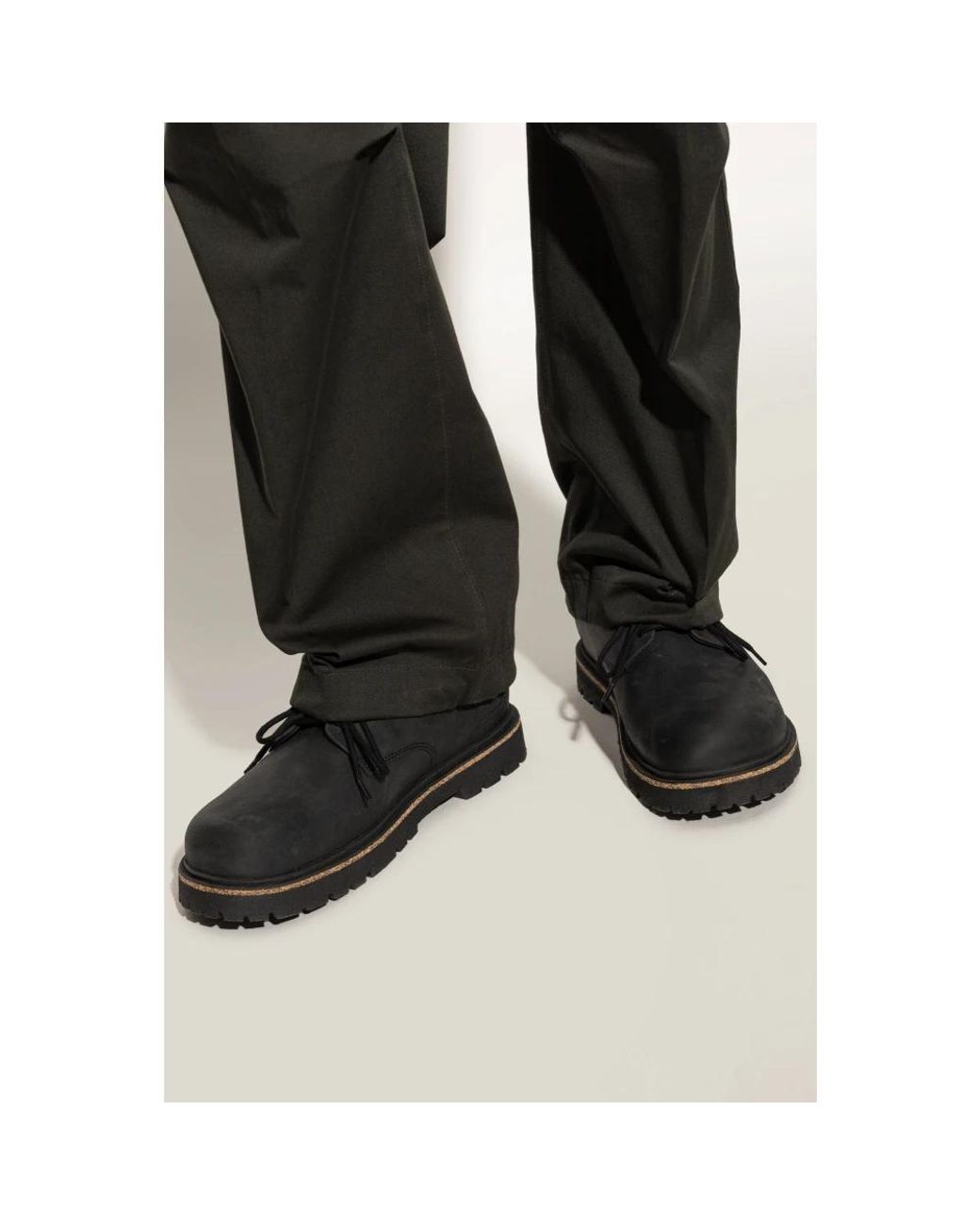 Birkenstock Black Laced Shoes for men