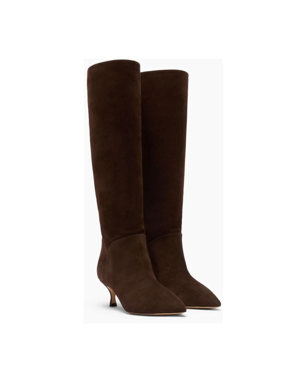 Casadei Brown Heeled Boots