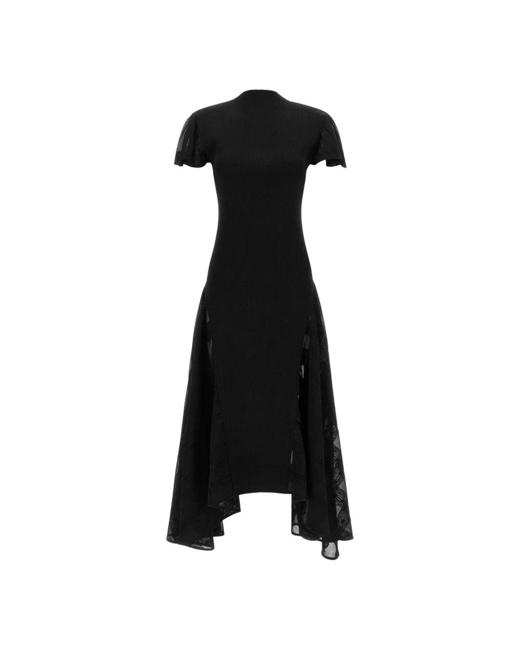 Lanvin Godet Flare Jurk in het Black