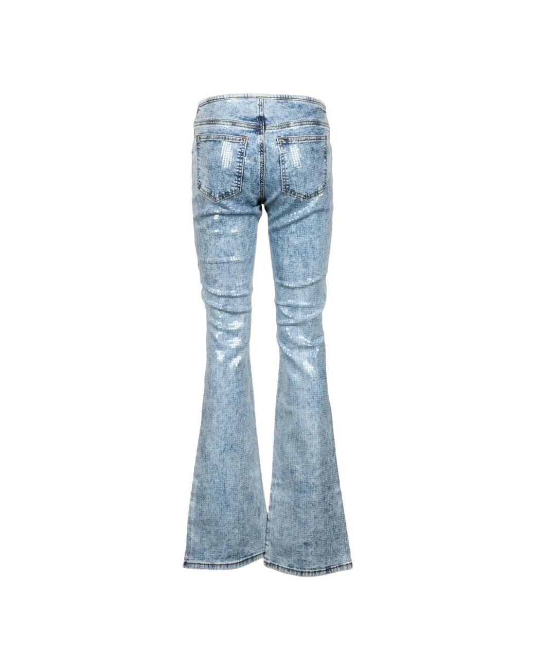 DIESEL Blue Flared Jeans for men