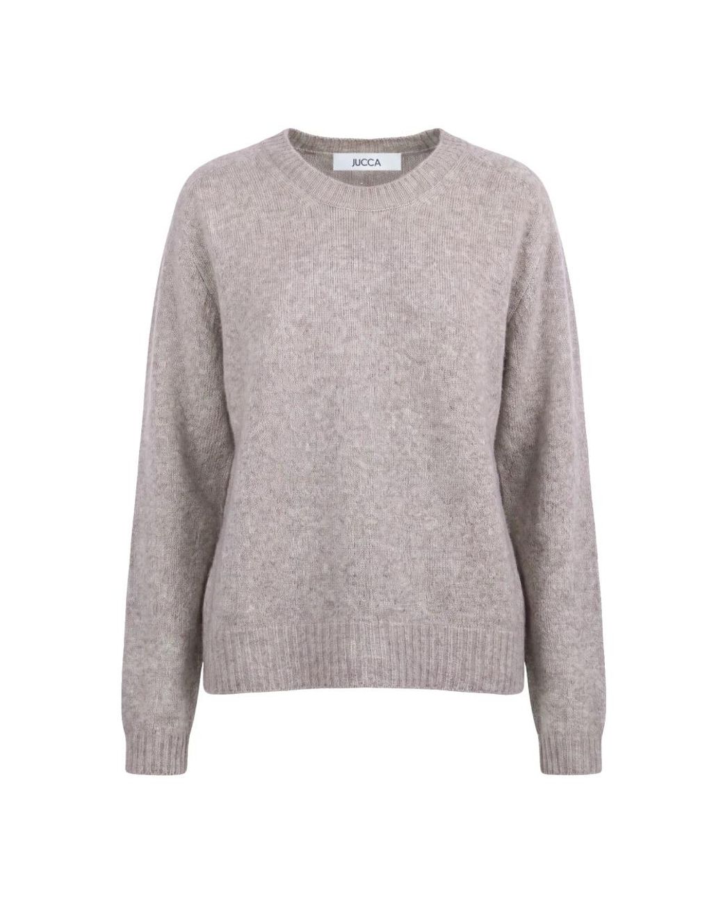 Jucca Gray Round-Neck Knitwear