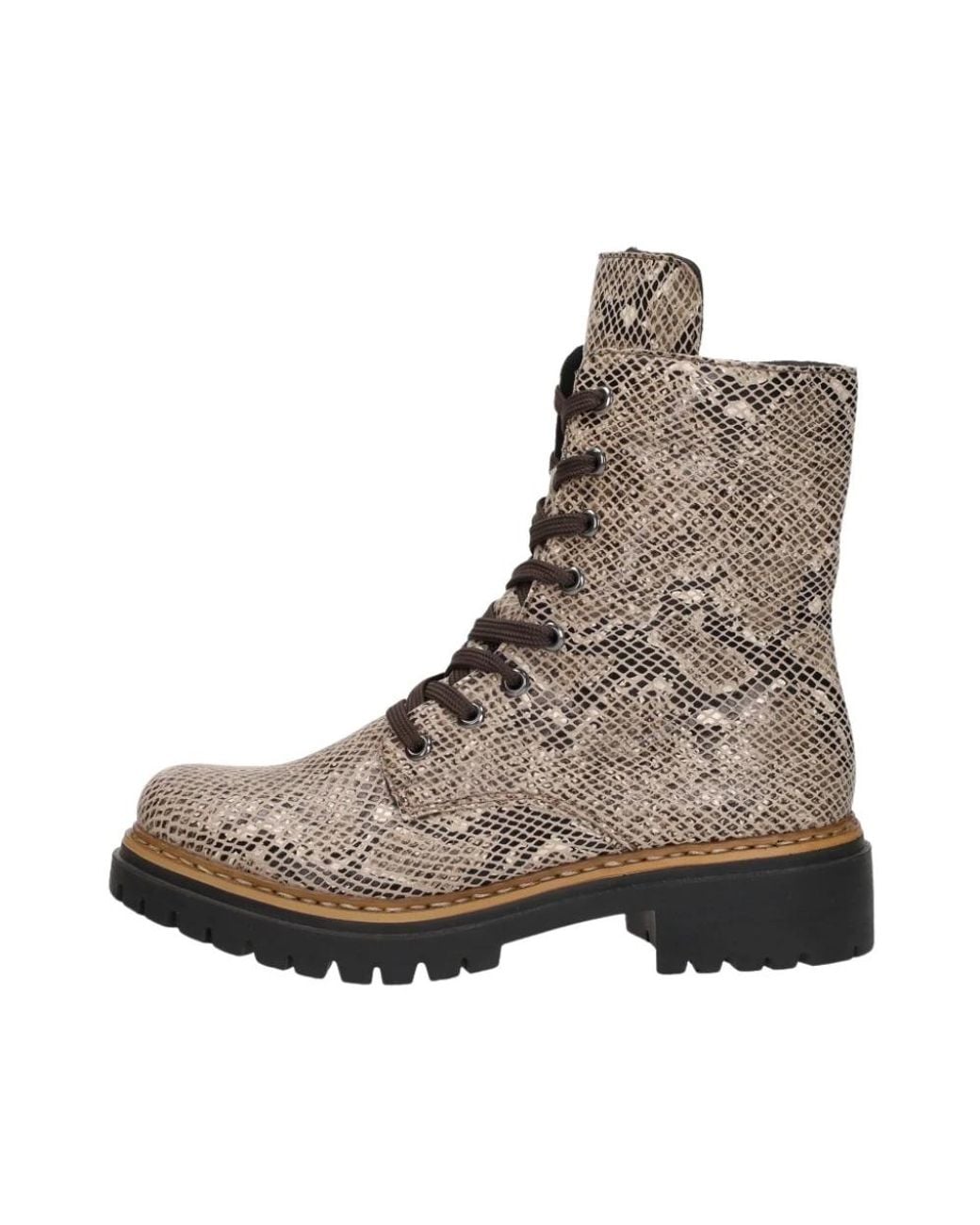 Rieker Brown Schnürstiefel