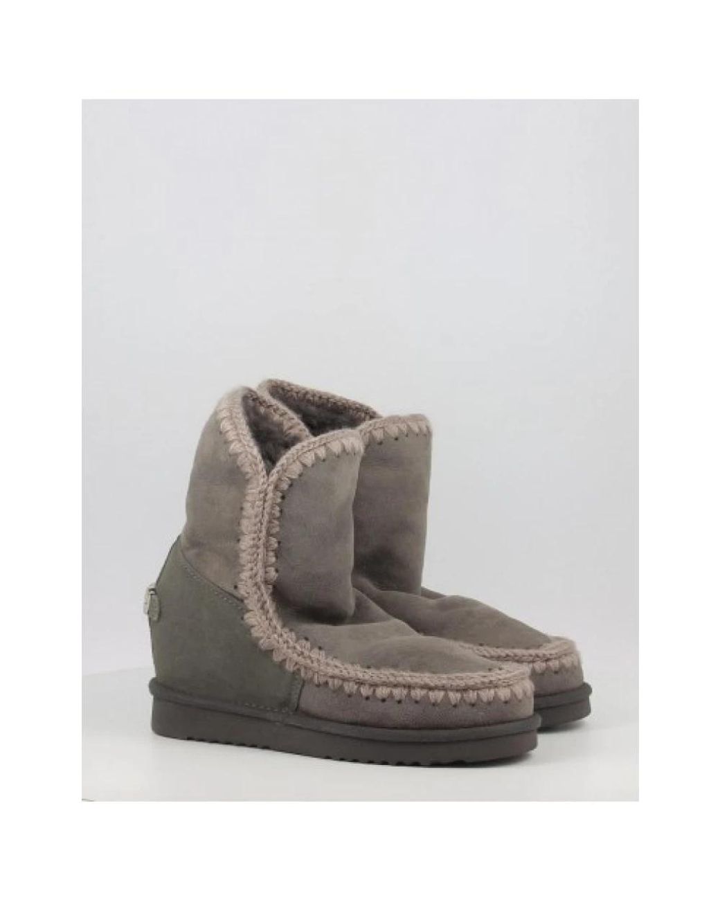 Mou Gray Winter Boots