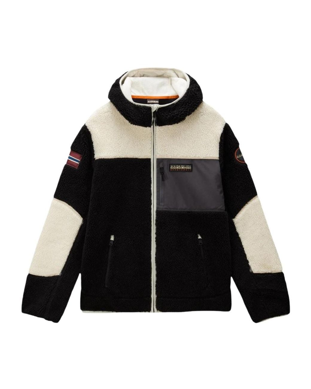 Napapijri Black Zip-Throughs for men