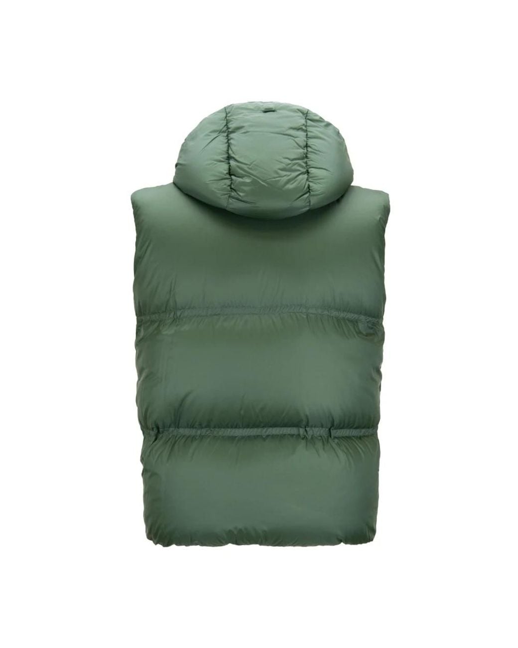 Herno Jassen ,Groen Gewatteerde Vest Met Rits in het Green voor heren