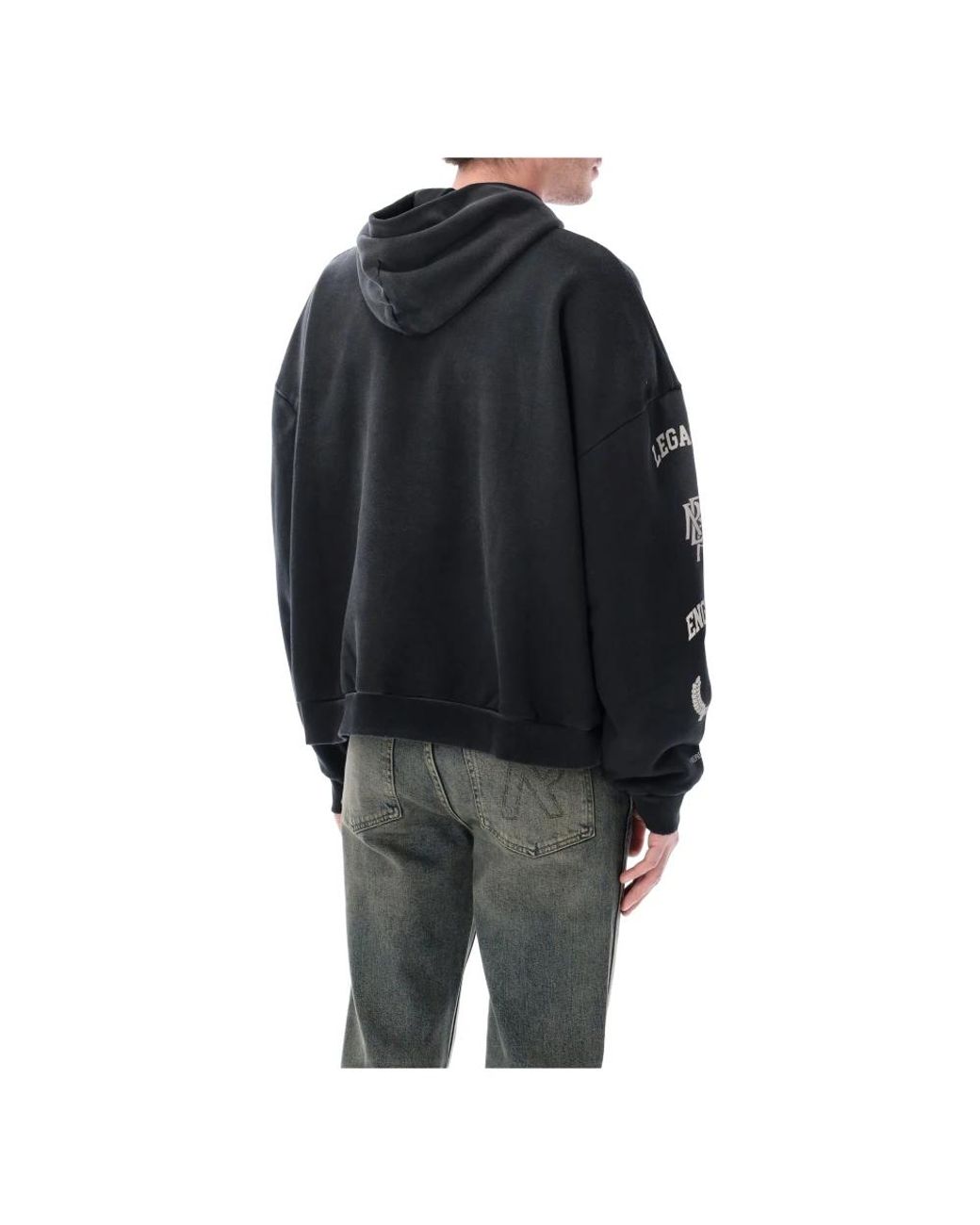 Represent Black Hoodies for men